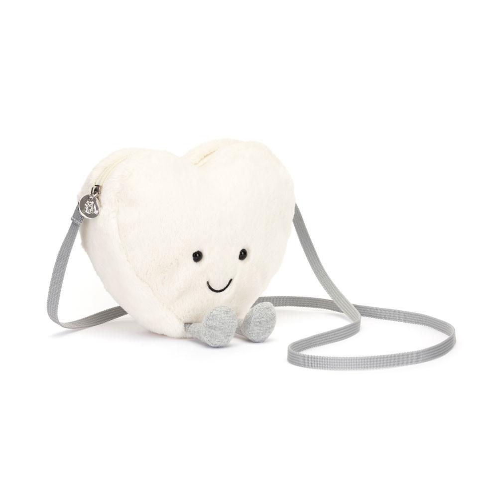Bolsas Jellycat Cream Heart 17cm x 18cm x 5cm Blancas  Costa Rica |  48791-RSDN