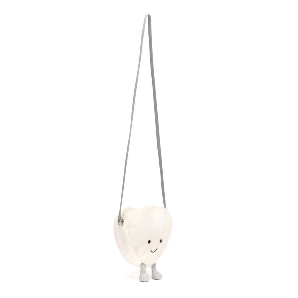 Bolsas Jellycat Cream Heart 17cm x 18cm x 5cm Blancas  Costa Rica |  53084-ZIKH