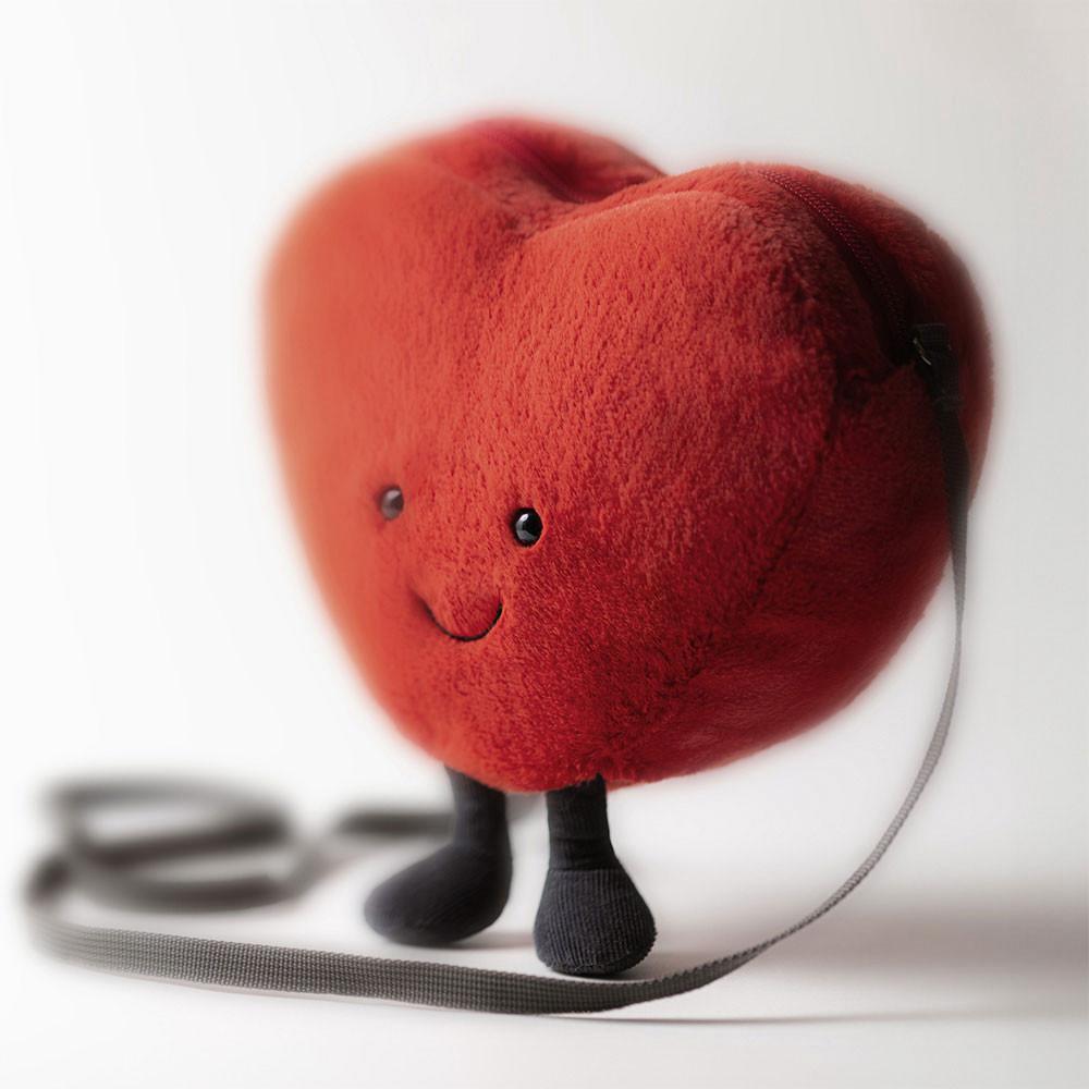 Bolsas Jellycat Heart 17cm x 18cm x 5cm Rojas  Costa Rica |  90168-EFVC
