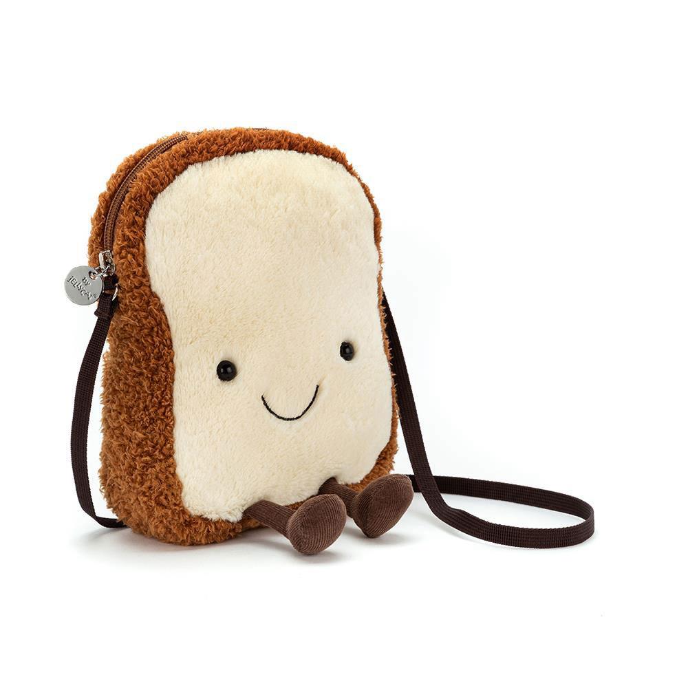 Bolsas Jellycat Toast 23cm x 17cm x 6cm Marrones  Costa Rica |  35901-EVOG