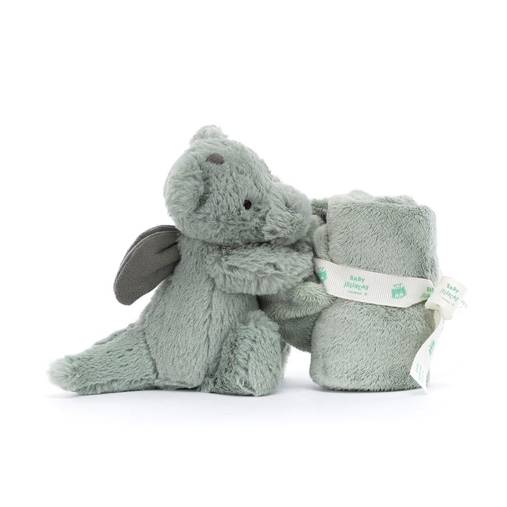 Chupete De Conejo Jellycat Bashful Dragon Soother 15cm x 34cm x 34cm Verde  Costa Rica |  60817-CVAX