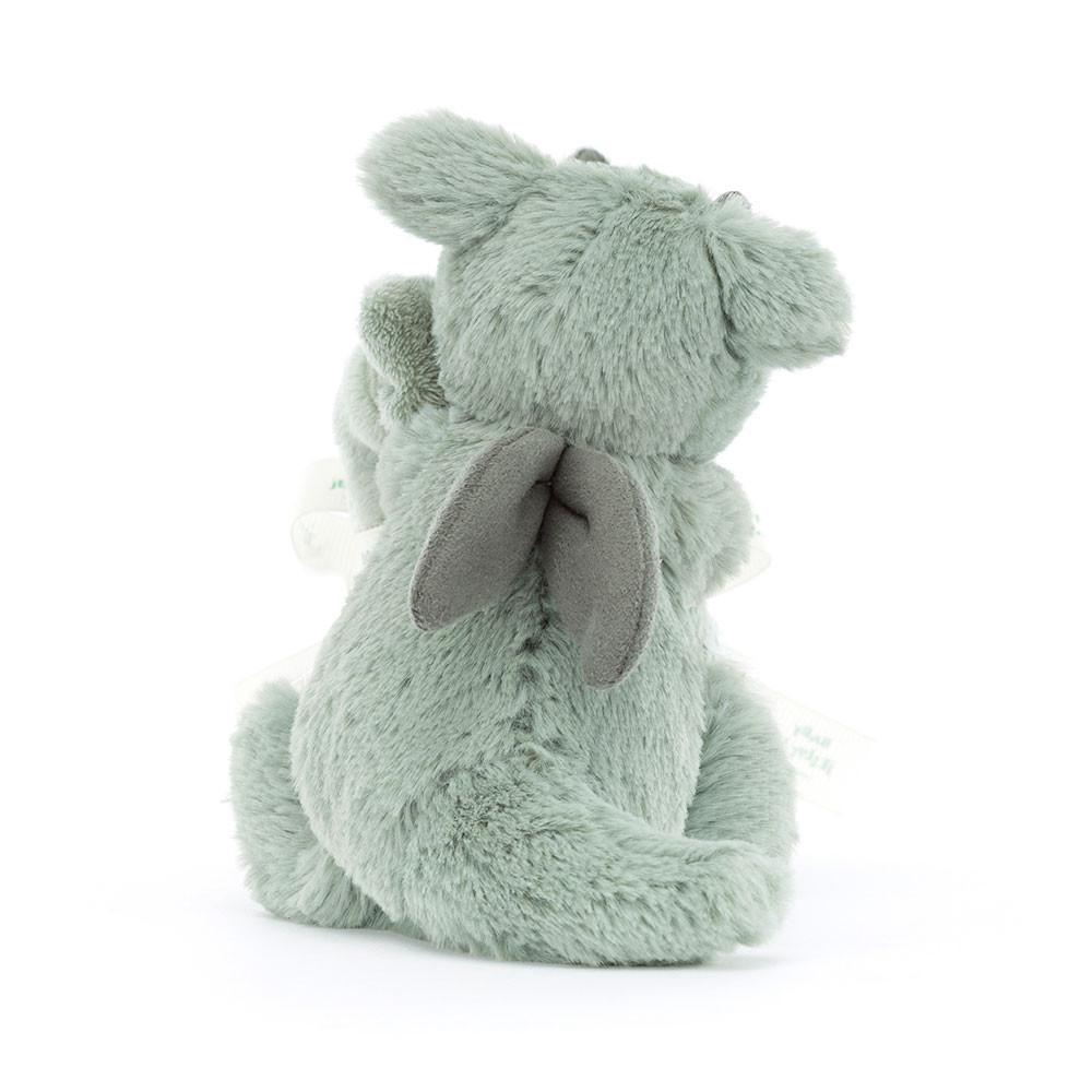 Chupete De Conejo Jellycat Bashful Dragon Soother 15cm x 34cm x 34cm Verde  Costa Rica |  60817-CVAX