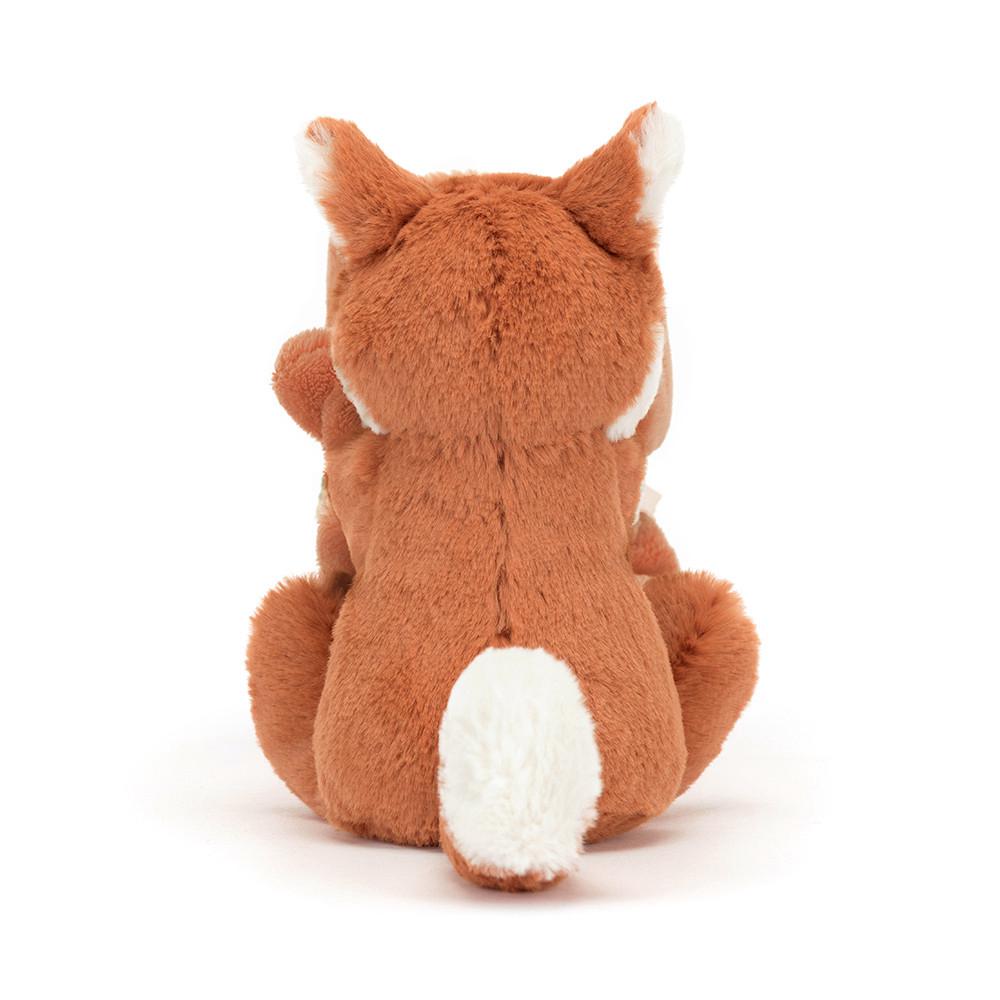Chupete De Conejo Jellycat Bashful Fox Cub Soother 15cm x 34cm x 34cm Naranjas  Costa Rica |  38945-CWNO