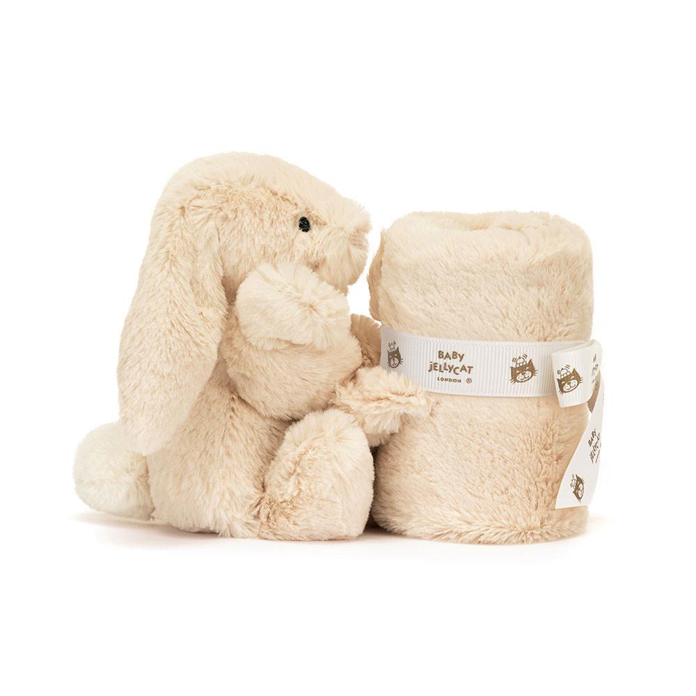Chupete De Conejo Jellycat Bashful Luxe Bunny Soother 15cm x 34cm x 34cm Blancas  Costa Rica |  24598-BJYL