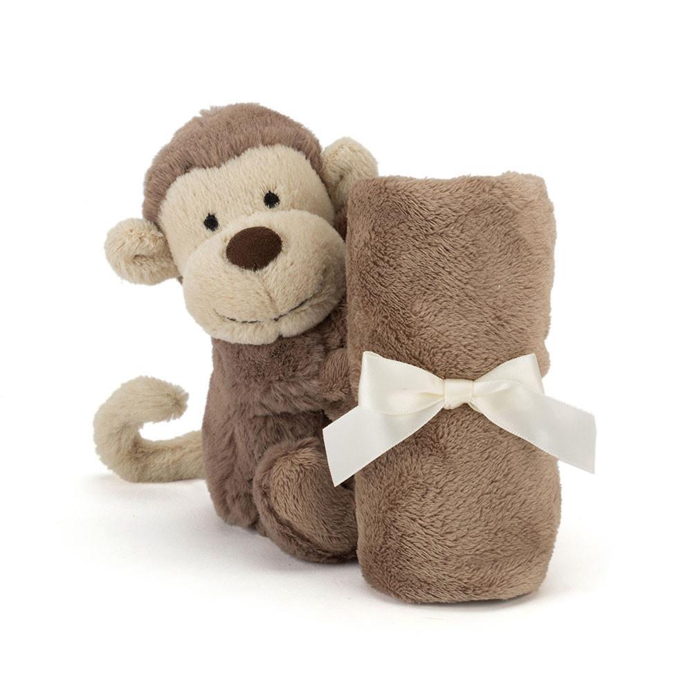 Chupete De Conejo Jellycat Bashful Monkey Soother 15cm x 34cm x 34cm Marrones  Costa Rica |  50916-LNRV