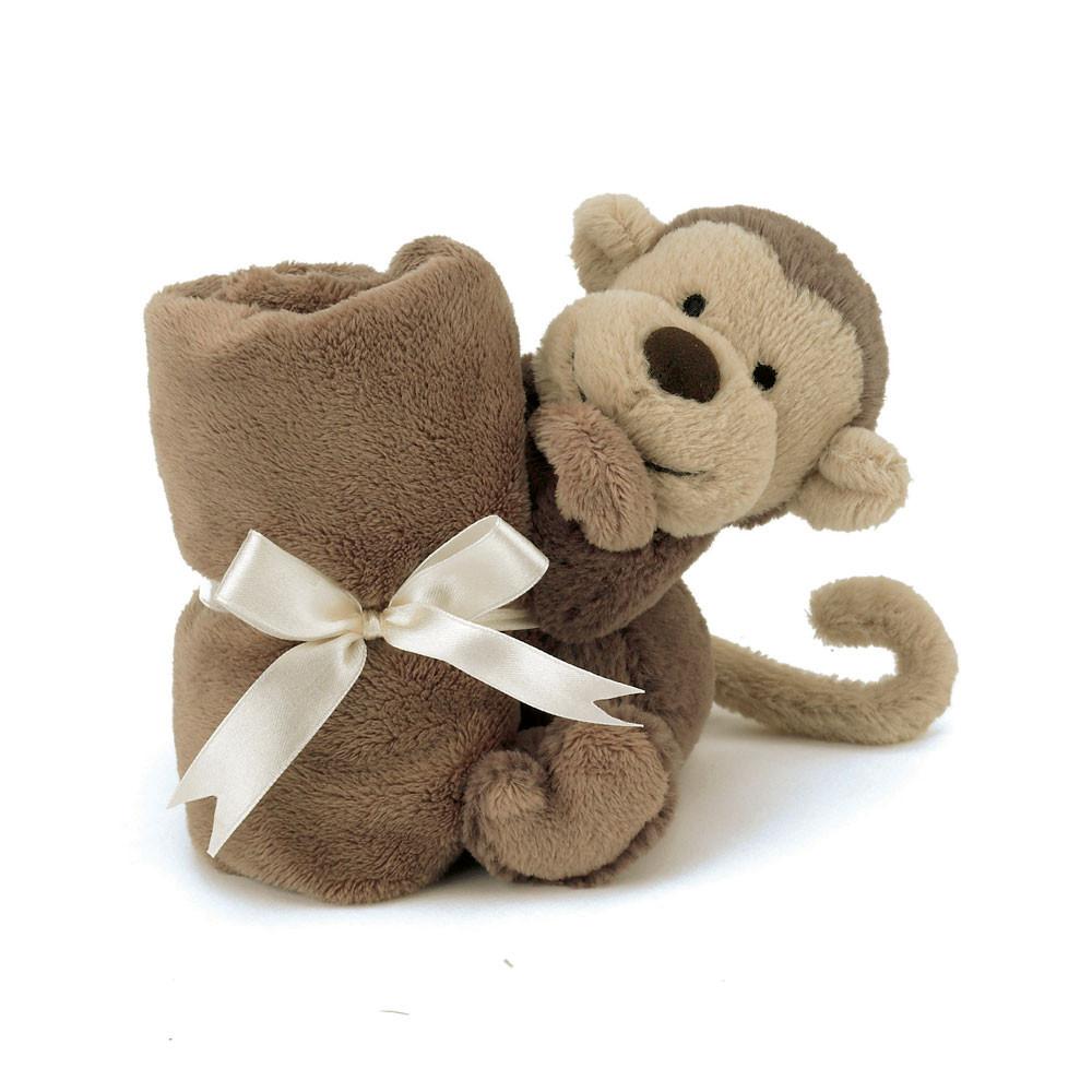 Chupete De Conejo Jellycat Bashful Monkey Soother 15cm x 34cm x 34cm Marrones  Costa Rica |  50916-LNRV