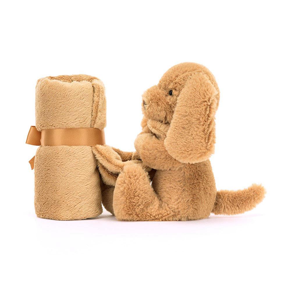 Chupete De Conejo Jellycat Bashful Toffee Puppy Soother 15cm x 34cm x 34cm Marrones  Costa Rica |  96024-SIOY