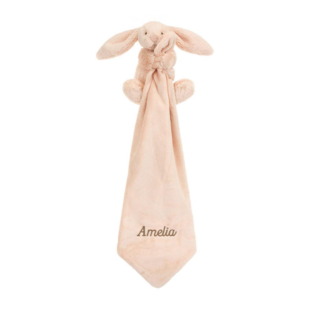 Chupete De Conejo Jellycat Personalised Bashful Blush Bunny Soother 15cm x 34cm x 34cm Rosas  Costa Rica |  70532-ENGR