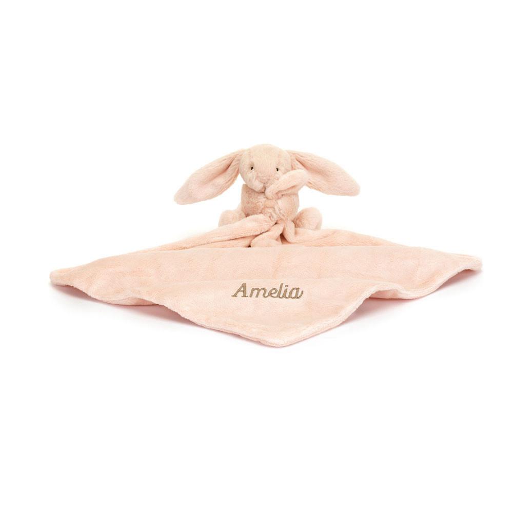 Chupete De Conejo Jellycat Personalised Bashful Blush Bunny Soother 15cm x 34cm x 34cm Rosas  Costa Rica |  70532-ENGR