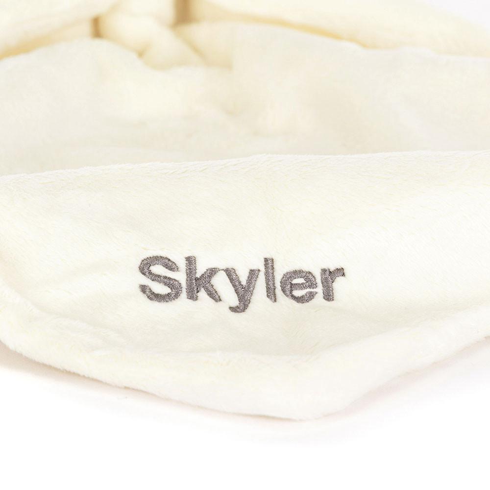 Chupetes Y Mantas Jellycat Personalised Bashful Cream Bunny Soother 15cm x 34cm x 34cm Blancas  Costa Rica |  83276-LHXU