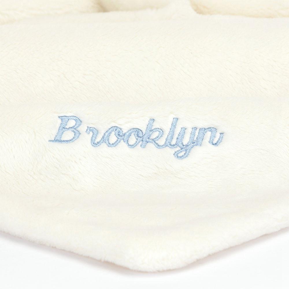 Chupetes Y Mantas Jellycat Personalised Bashful & Cream Puppy Soother 15cm x 34cm x 34cm Blancas  Costa Rica |  65294-CQEF