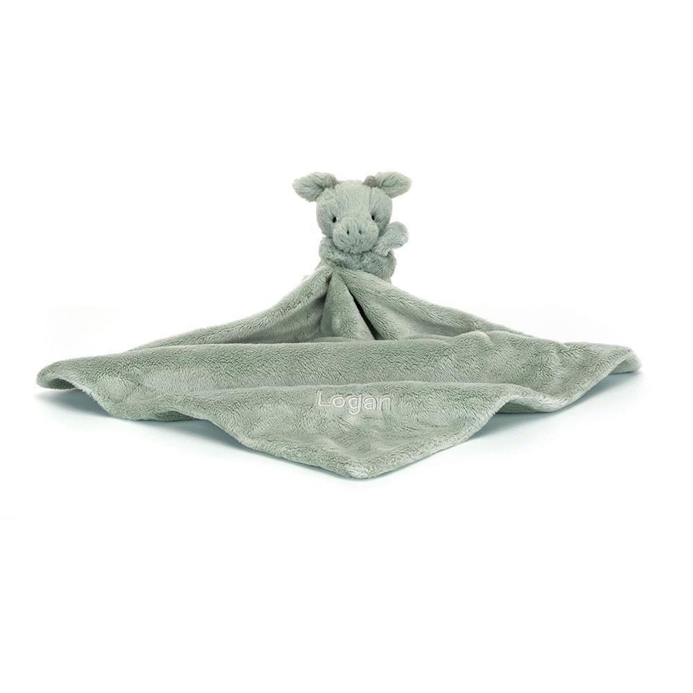 Chupetes Y Mantas Jellycat Personalised Bashful Dragon Soother 15cm x 34cm x 34cm Verde  Costa Rica |  39061-IREM