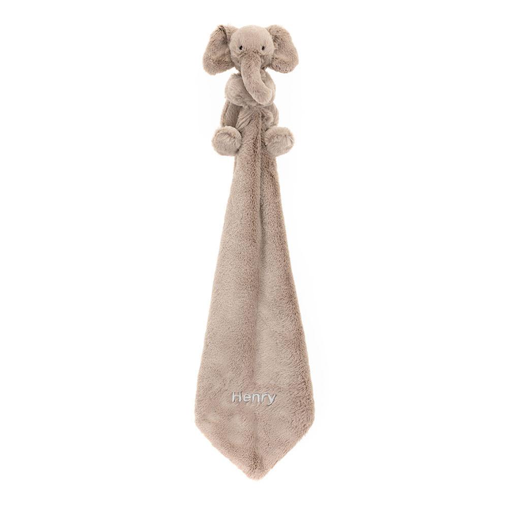 Chupetes Y Mantas Jellycat Personalised Smudge Elephant Soother 15cm x 34cm x 34cm Gris  Costa Rica |  93275-PMEG