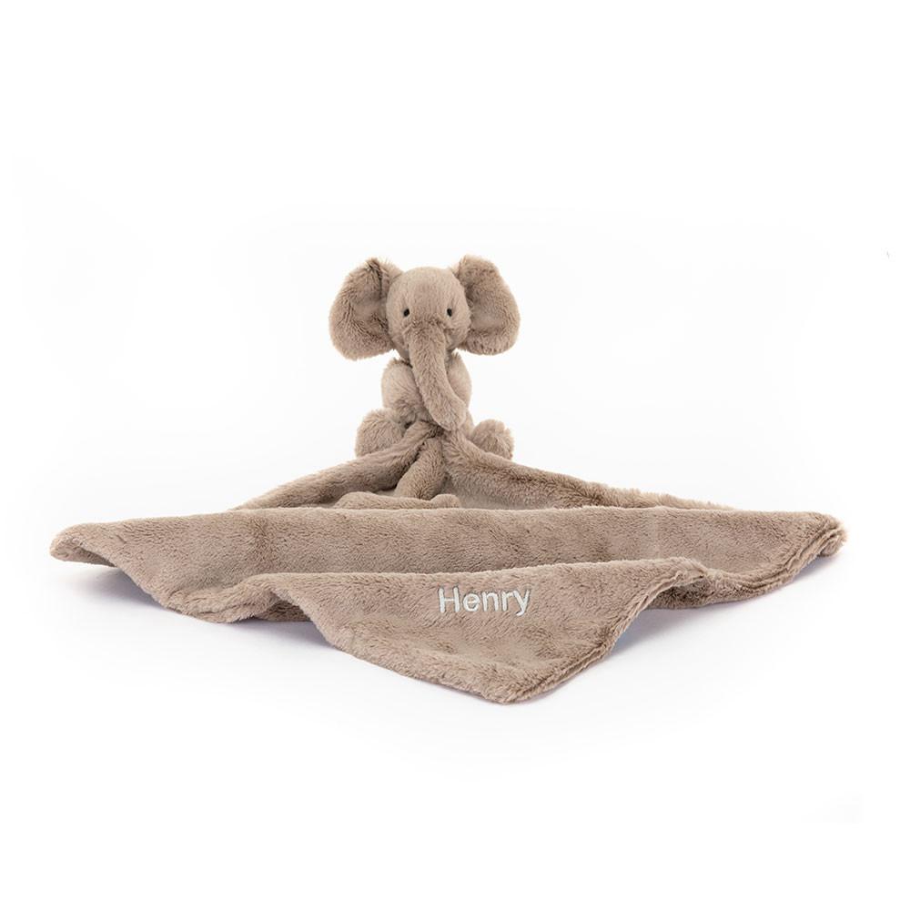 Chupetes Y Mantas Jellycat Personalised Smudge Elephant Soother 15cm x 34cm x 34cm Gris  Costa Rica |  93275-PMEG