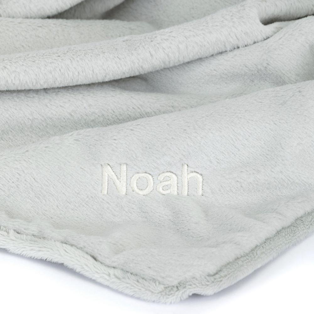 Chupetes Y Mantas Jellycat Personalised Bashful Silver Bunny Blankie 56cm x 70cm x 9cm Gris  Costa Rica |  82769-NOWL