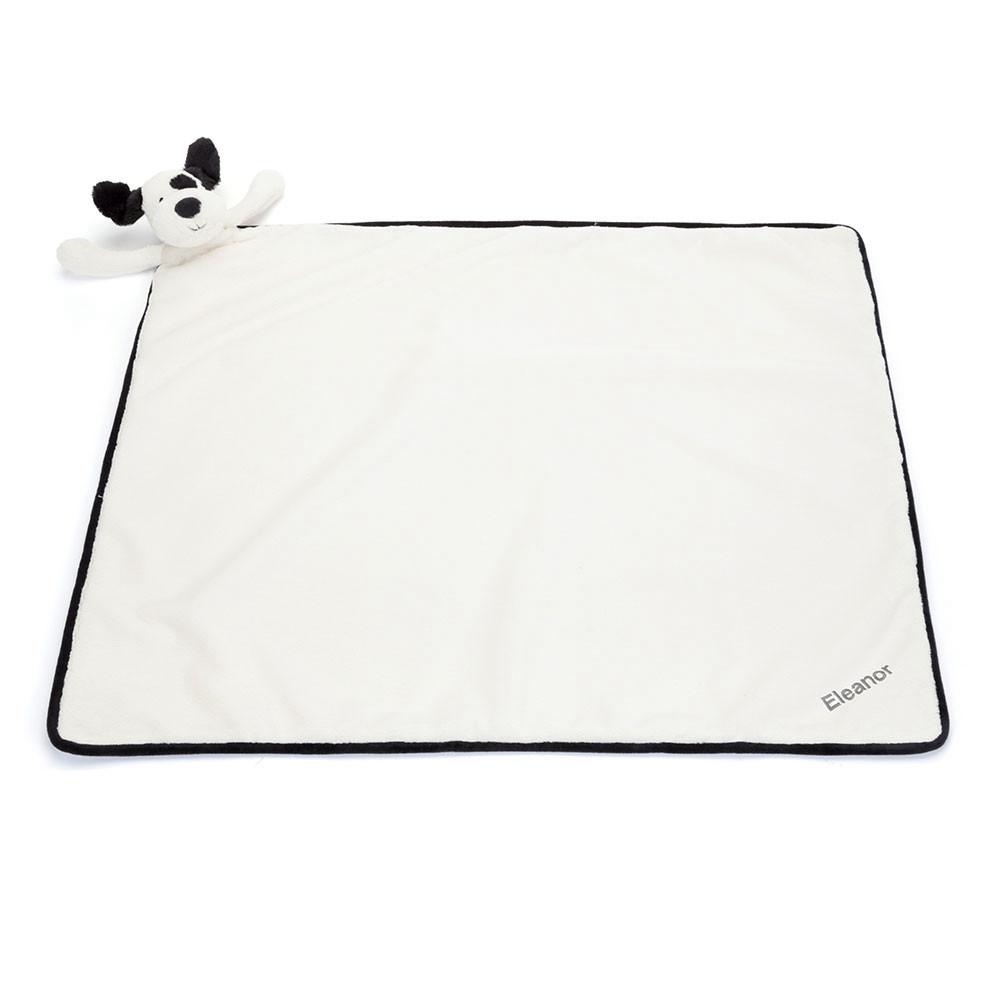 Chupetes Y Mantas Jellycat Personalised Bashful & Cream Puppy Blankie 56cm x 70cm x 9cm Blancas  Costa Rica |  27891-KOCB