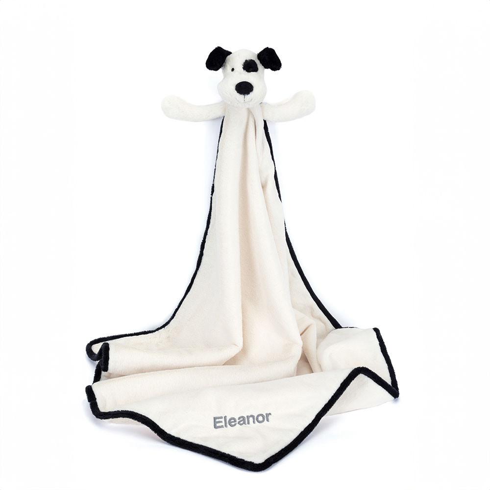 Chupetes Y Mantas Jellycat Personalised Bashful & Cream Puppy Blankie 56cm x 70cm x 9cm Blancas  Costa Rica |  27891-KOCB