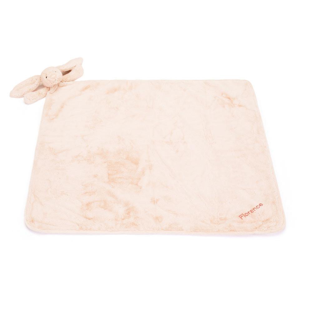 Chupetes Y Mantas Jellycat Personalised Bashful Blush Bunny Blankie 56cm x 70cm x 9cm Rosas  Costa Rica |  47289-BGMJ
