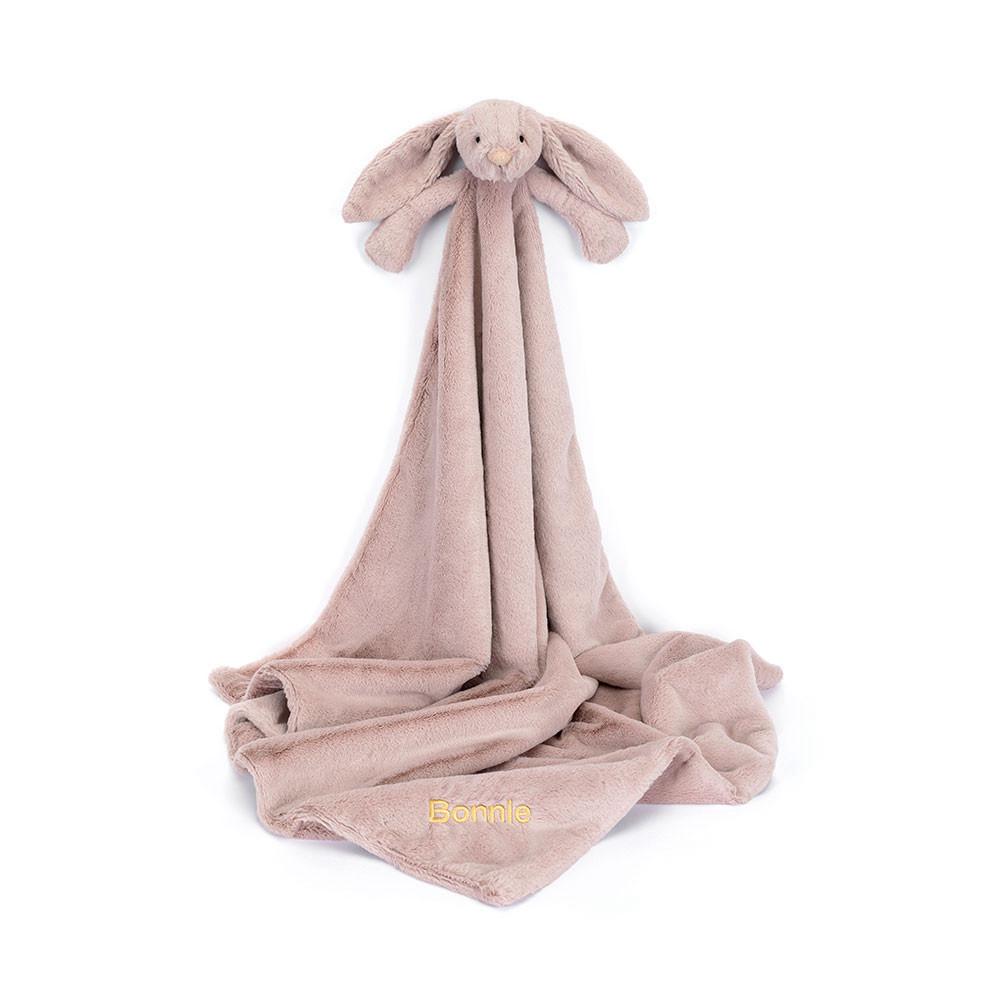 Chupetes Y Mantas Jellycat Personalised Bashful Luxe Bunny Rosa Blankie 56cm x 70cm x 9cm Rosas  Costa Rica |  14695-HLRS