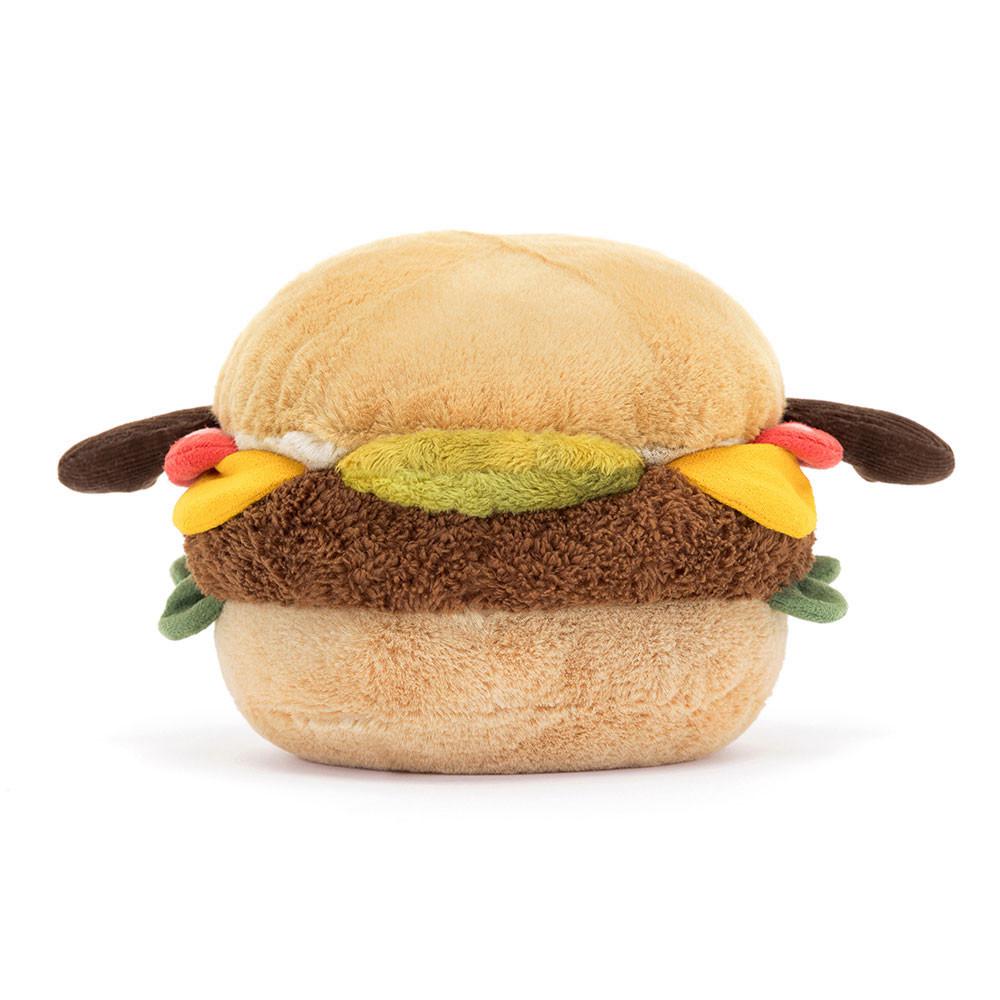 Comida Y Bebida Jellycat Amuseables Burger 12cm x 12cm x 11cm Marrones  Costa Rica |  01283-FLSA