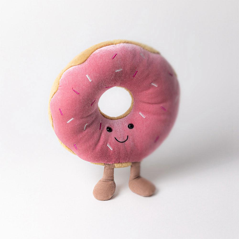 Comida Y Bebida Jellycat Amuseables Doughnut 18cm x 17cm x 6cm Rosas  Costa Rica |  20935-TMQJ