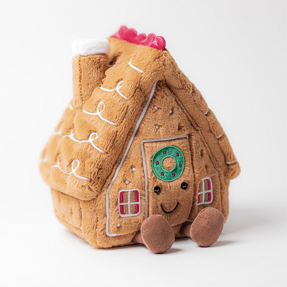 Comida Y Bebida Jellycat Amuseables Gingerbread House 22cm x 18cm x 14cm Marrones  Costa Rica |  83590-VOMT