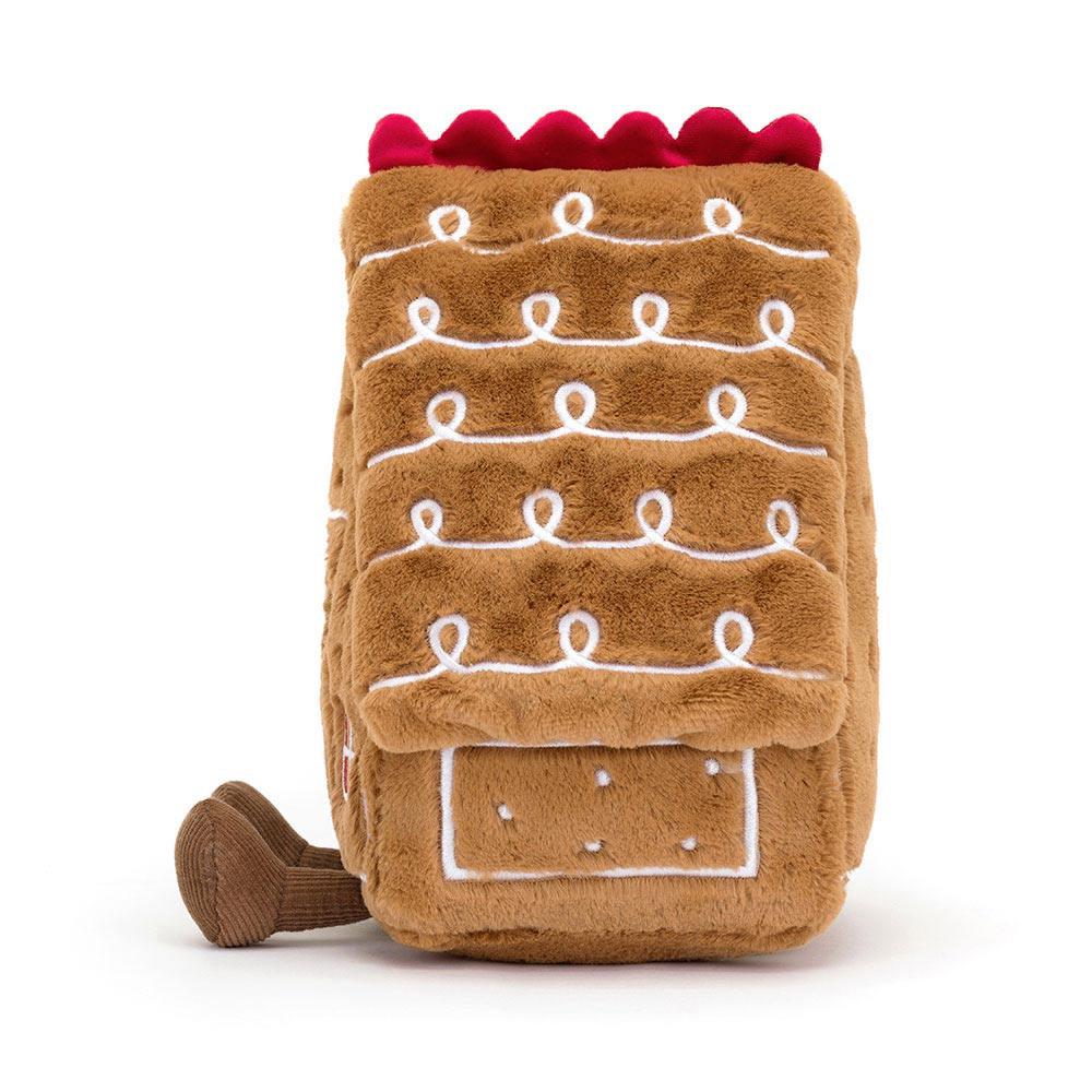 Comida Y Bebida Jellycat Amuseables Gingerbread House 22cm x 18cm x 14cm Marrones  Costa Rica |  83590-VOMT