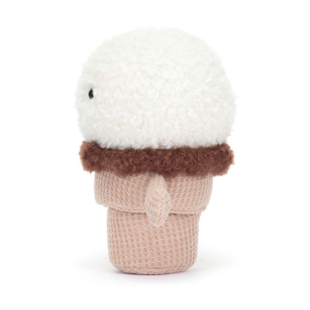 Comida Y Bebida Jellycat Amuseables Ice Cream Cone 14cm x 9cm x 5cm Blancas  Costa Rica |  14362-AZNQ