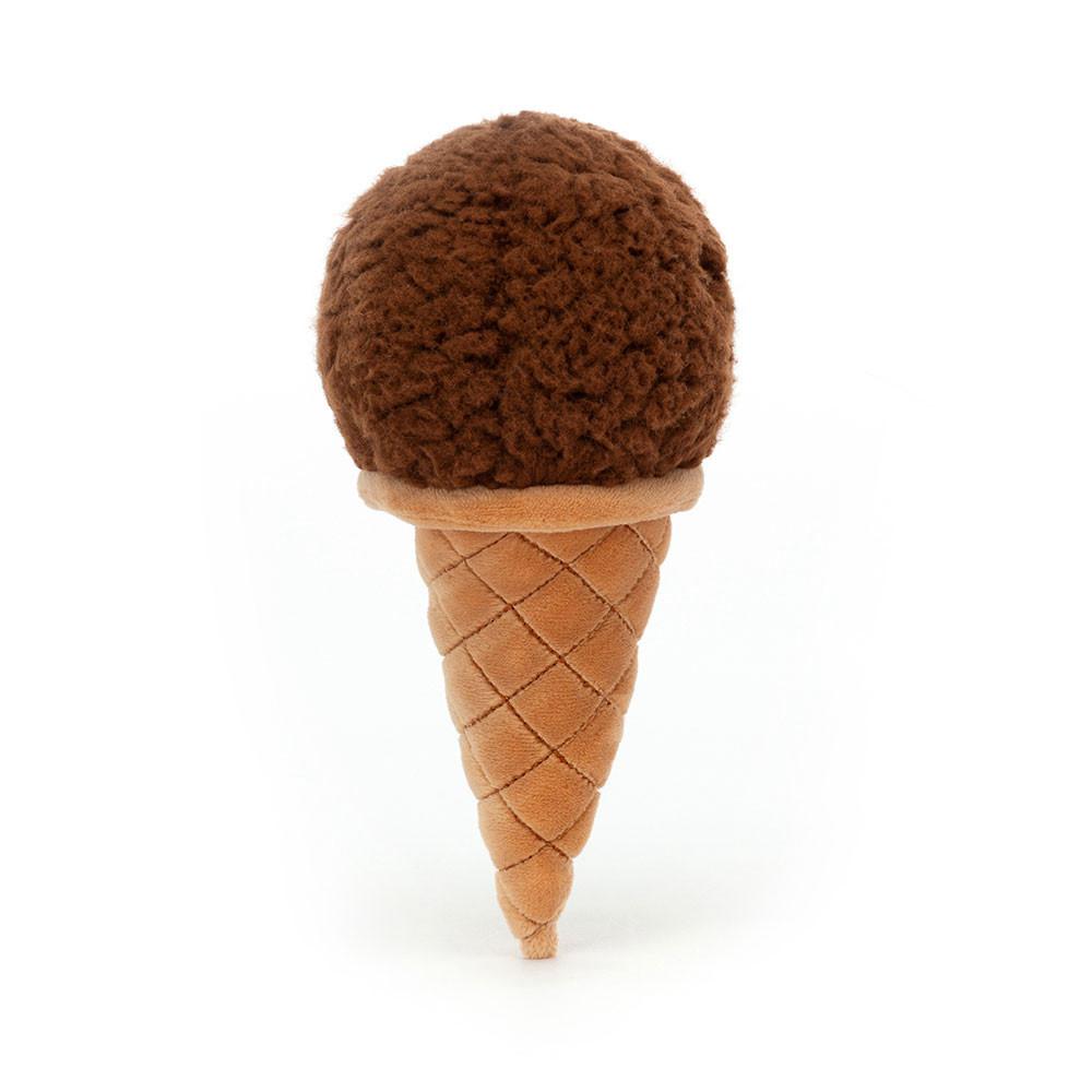 Comida Y Bebida Jellycat Amuseables Irresistible Ice Cream Chocolate 17cm x 8cm x 7cm Marrones  Costa Rica |  17436-RUFQ