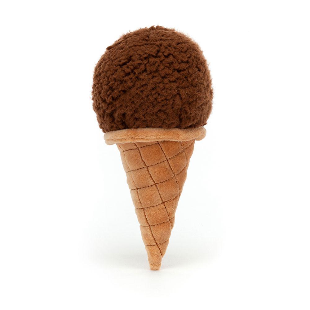 Comida Y Bebida Jellycat Amuseables Irresistible Ice Cream Chocolate 17cm x 8cm x 7cm Marrones  Costa Rica |  17436-RUFQ