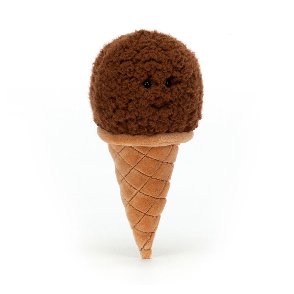 Comida Y Bebida Jellycat Amuseables Irresistible Ice Cream Chocolate 17cm x 8cm x 7cm Marrones  Costa Rica |  17436-RUFQ