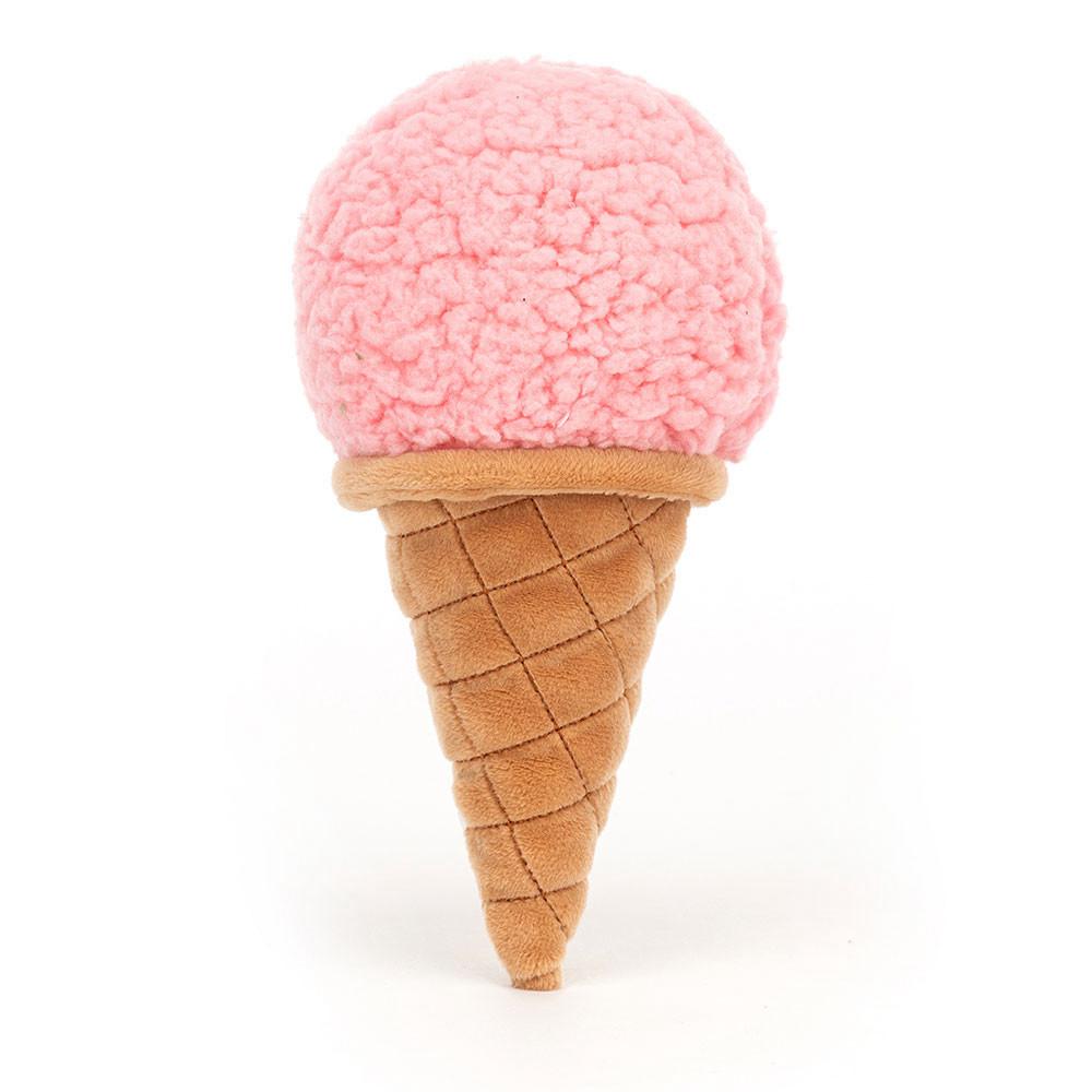 Comida Y Bebida Jellycat Amuseables Irresistible Ice Cream Strawberry 17cm x 8cm x 7cm Rosas  Costa Rica |  23408-XURP