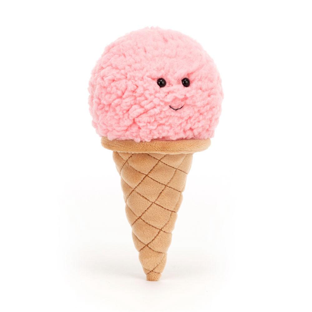 Comida Y Bebida Jellycat Amuseables Irresistible Ice Cream Strawberry 17cm x 8cm x 7cm Rosas  Costa Rica |  23408-XURP