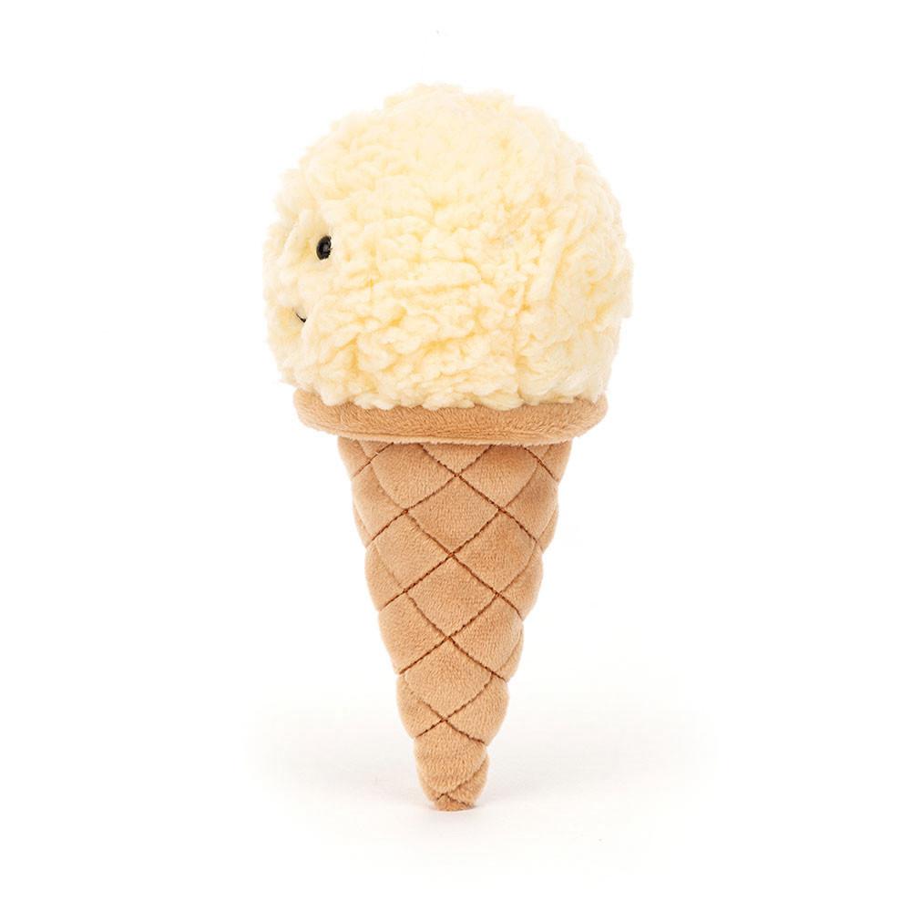 Comida Y Bebida Jellycat Amuseables Irresistible Ice Cream Vanilla 17cm x 8cm x 7cm Blancas  Costa Rica |  85163-RWXC