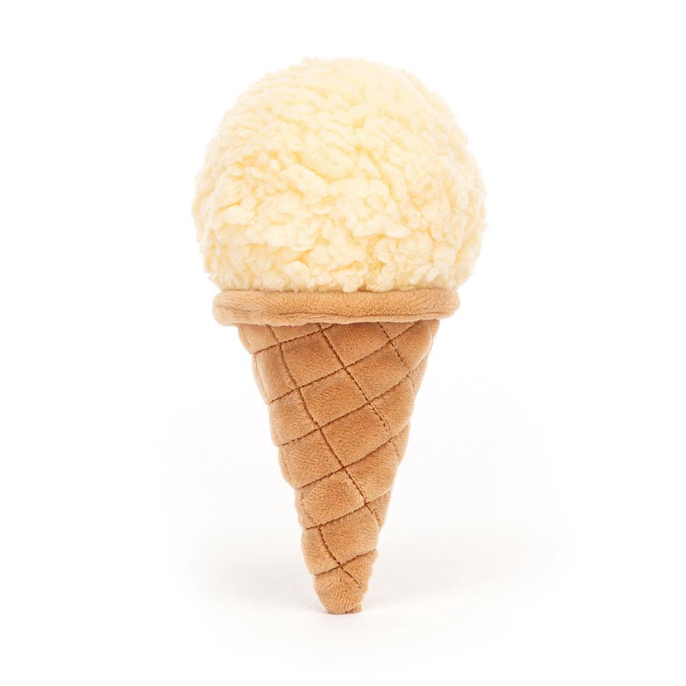 Comida Y Bebida Jellycat Amuseables Irresistible Ice Cream Vanilla 17cm x 8cm x 7cm Blancas  Costa Rica |  85163-RWXC
