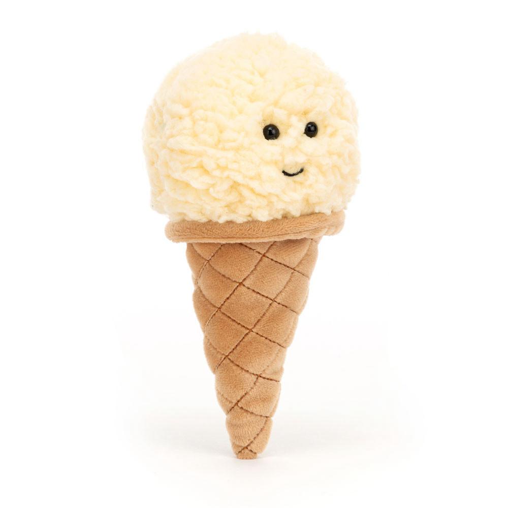 Comida Y Bebida Jellycat Amuseables Irresistible Ice Cream Vanilla 17cm x 8cm x 7cm Blancas  Costa Rica |  85163-RWXC