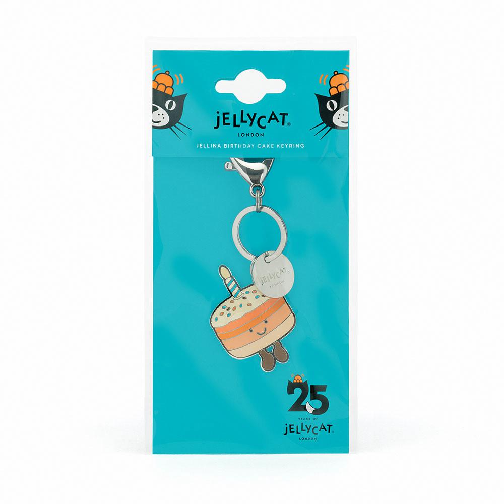 Comida Y Bebida Jellycat Amuseables Jellina Birthday Cake Keyring 11cm x 3.3cm x 0.3cm Naranjas  Costa Rica |  14392-FKCO
