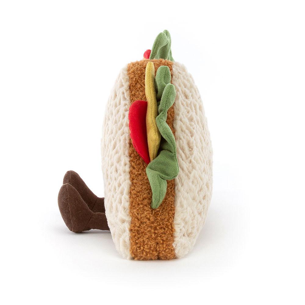 Comida Y Bebida Jellycat Amuseables Sandwich 18cm x 25cm x 7cm Beige  Costa Rica |  95841-ODZI