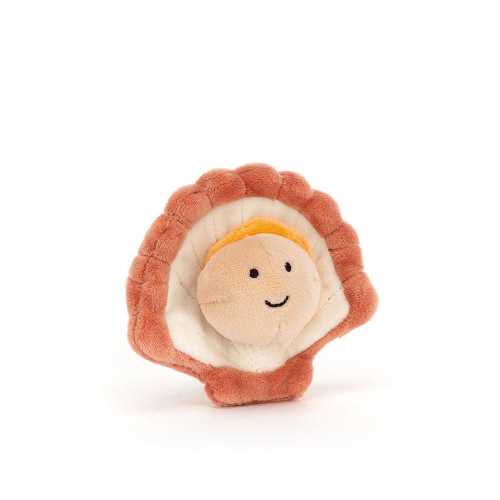 Comida Y Bebida Jellycat Amuseables Sensational Seafood Scallop 9cm x 11cm x 4cm Marrones  Costa Rica |  13982-LUYK