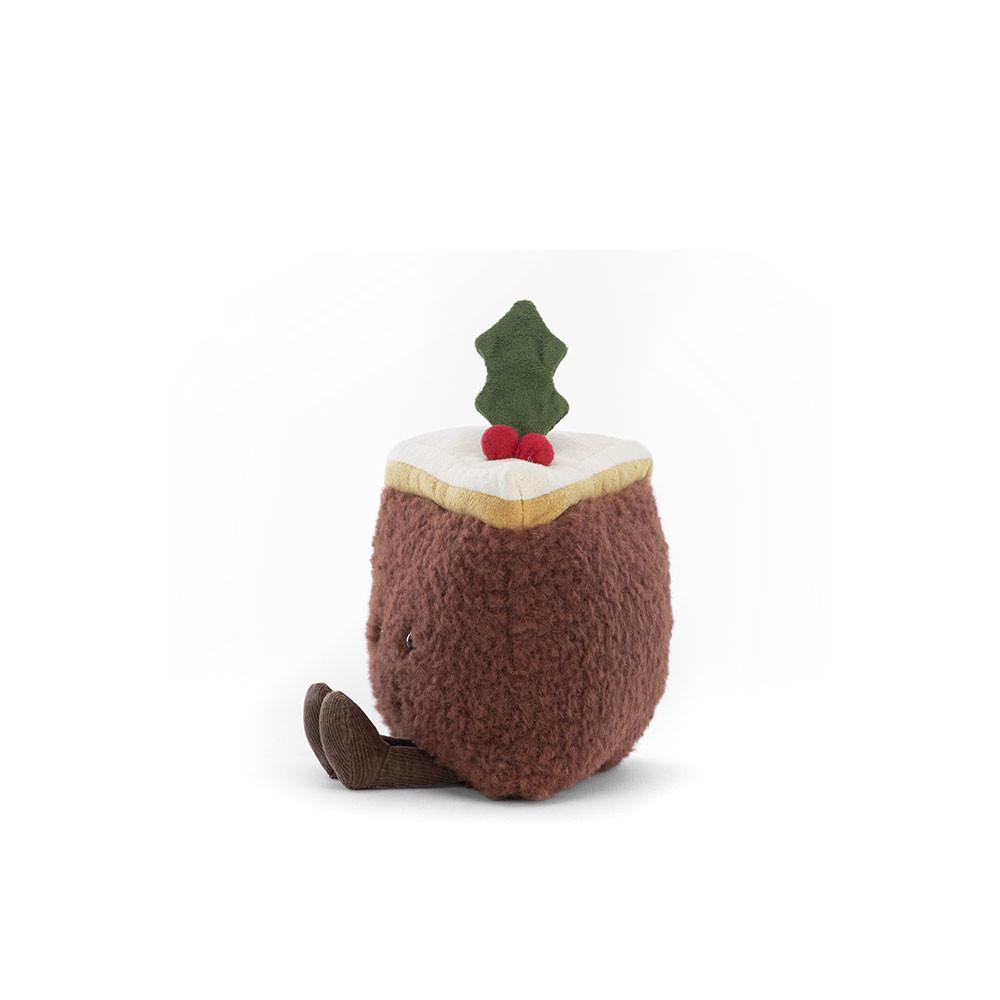 Comida Y Bebida Jellycat Amuseables Slice of Christmas Cake 12cm x 13cm x 8cm Marrones  Costa Rica |  48237-IQSF