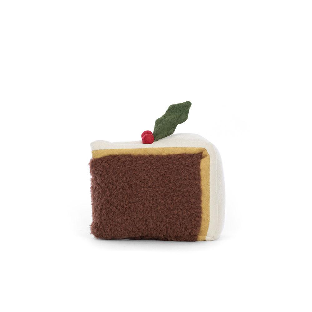 Comida Y Bebida Jellycat Amuseables Slice of Christmas Cake 12cm x 13cm x 8cm Marrones  Costa Rica |  48237-IQSF