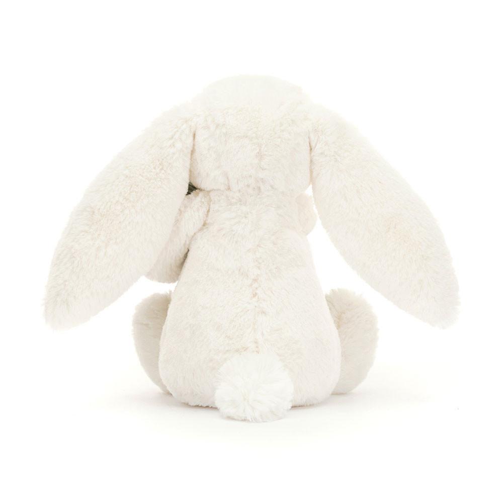 Conejo Jellycat Bashful Bunny with Christmas Tree 7.1in x 3.5in x 3.1in Blancas  Costa Rica |  40168-YDHL