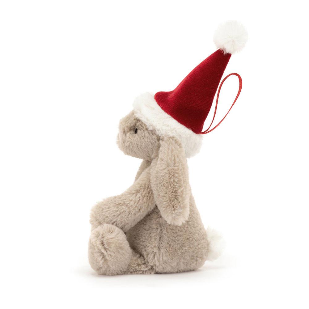 Conejo Jellycat Bashful Christmas Bunny Decoration 13cm x 6cm x 4cm Beige  Costa Rica |  45183-VAZF