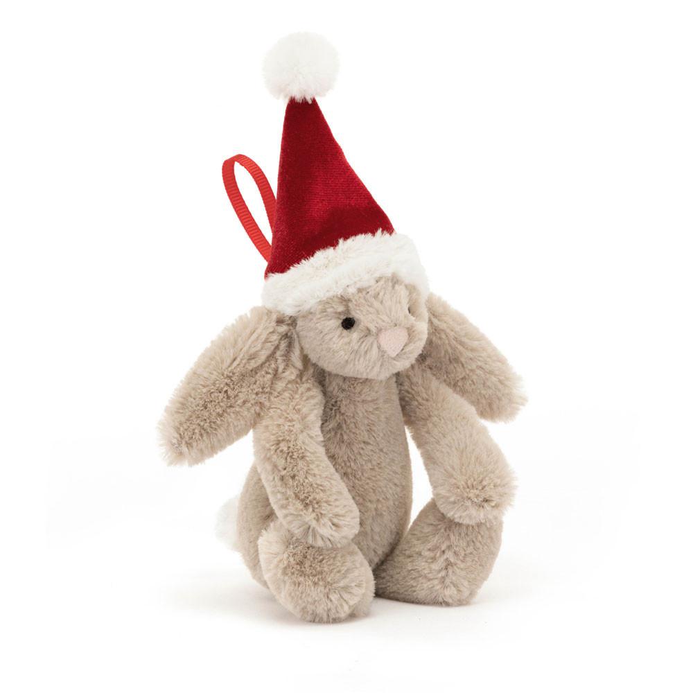 Conejo Jellycat Bashful Christmas Bunny Decoration 13cm x 6cm x 4cm Beige  Costa Rica |  45183-VAZF