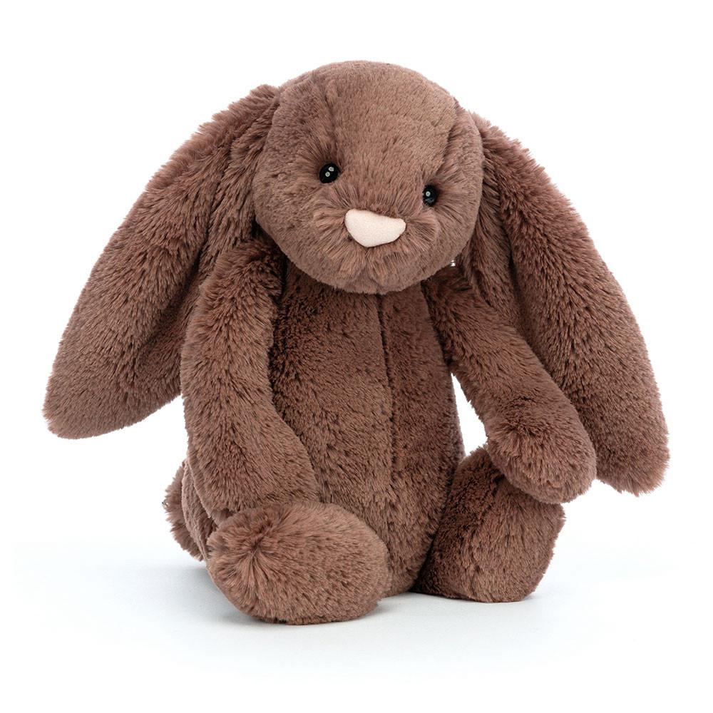 Conejo Jellycat Bashful Fudge Bunny 31cm x 12cm x 9cm Marrones  Costa Rica |  93271-ELBA