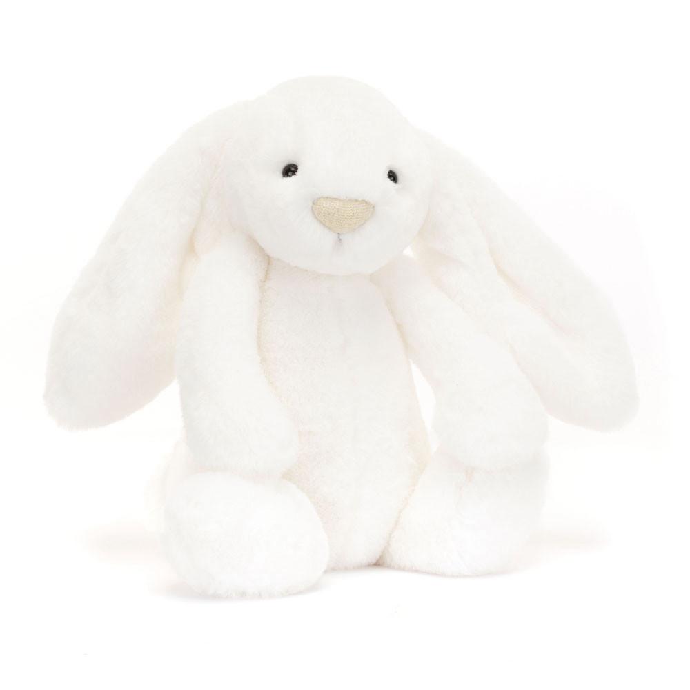 Conejo Jellycat Bashful Luxe Bunny Luna 31cm x 12cm x 9cm Blancas  Costa Rica |  70651-RAGY
