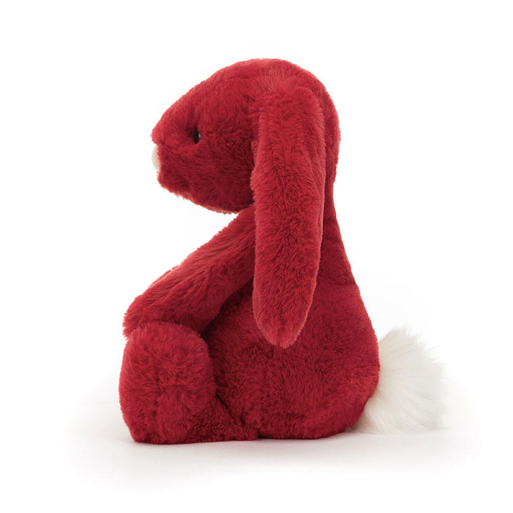 Conejo Jellycat Bashful Luxe Bunny Scarlett 31cm x 12cm x 9cm Rojas  Costa Rica |  42076-UDZC