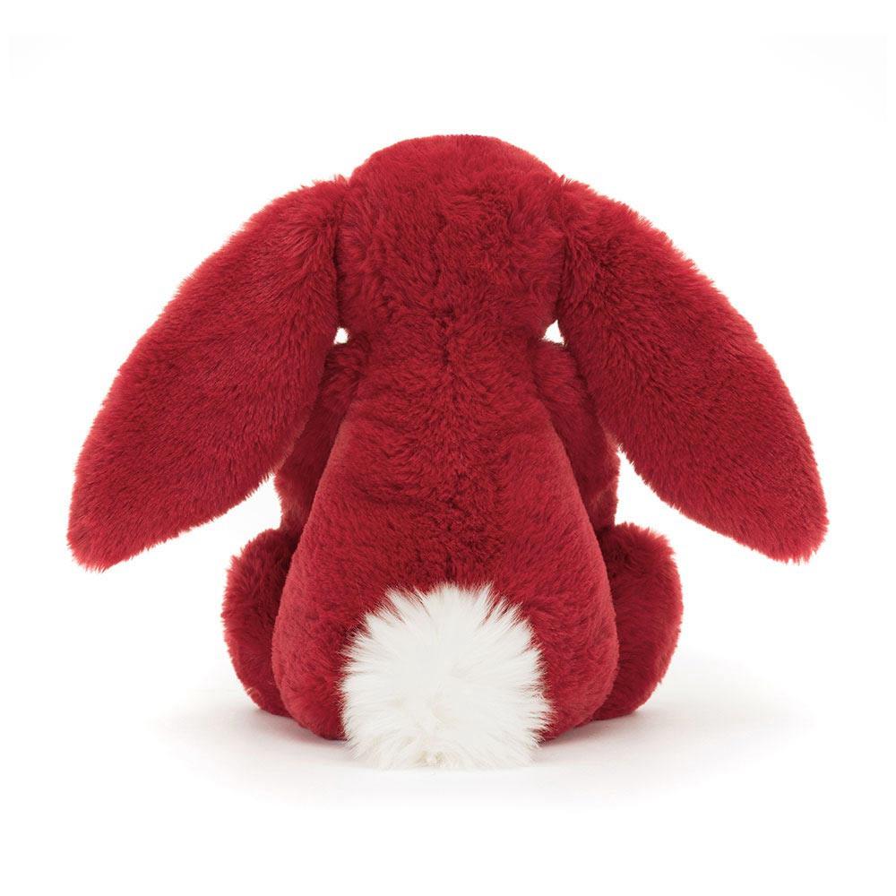 Conejo Jellycat Bashful Luxe Bunny Scarlett 31cm x 12cm x 9cm Rojas  Costa Rica |  42076-UDZC