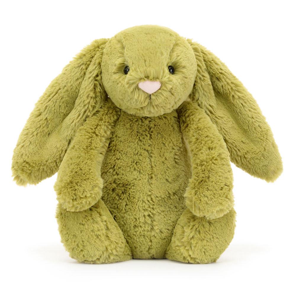 Conejo Jellycat Bashful Moss Bunny 31cm x 12cm x 9cm Verde  Costa Rica |  79185-OBYA