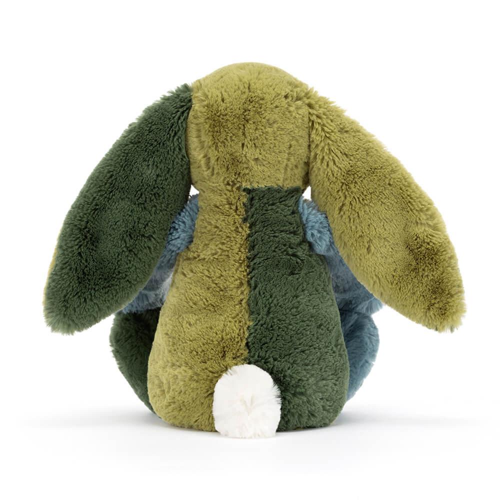 Conejo Jellycat Bashful Patchwork Basil Bunny 31cm x 12cm x 9cm Verde  Costa Rica |  25374-APVC
